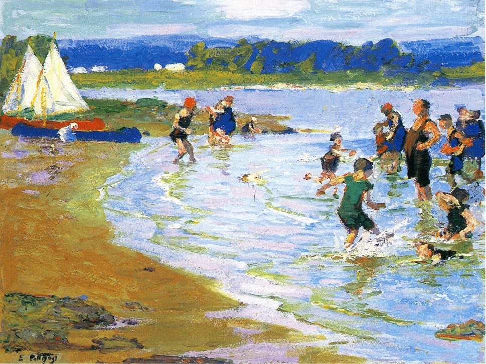 Edward Henry Potthast The White Sails